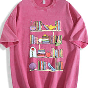 Princess's Library Vintage Washed T-Shirt in Red