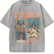 Velaris City of Starlight Acotar the Night Court Acotar Vintage Washed T-Shirt in Gray