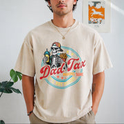 Dad Tax Making Sure It's Not Poison Vintage Washed T-Shirt in Beige