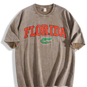 And Matching 2026 New Vintage Washed T-Shirt in Brown