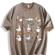 Silly Goose Physical Therapy Vintage Washed T-Shirt in Brown