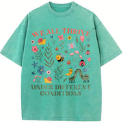 Neurodiversity for BCBA Vintage Washed T-Shirt in Blue