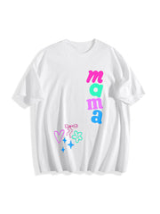 Dopamine Graffiti Ideal Cotton T-Shirt in White