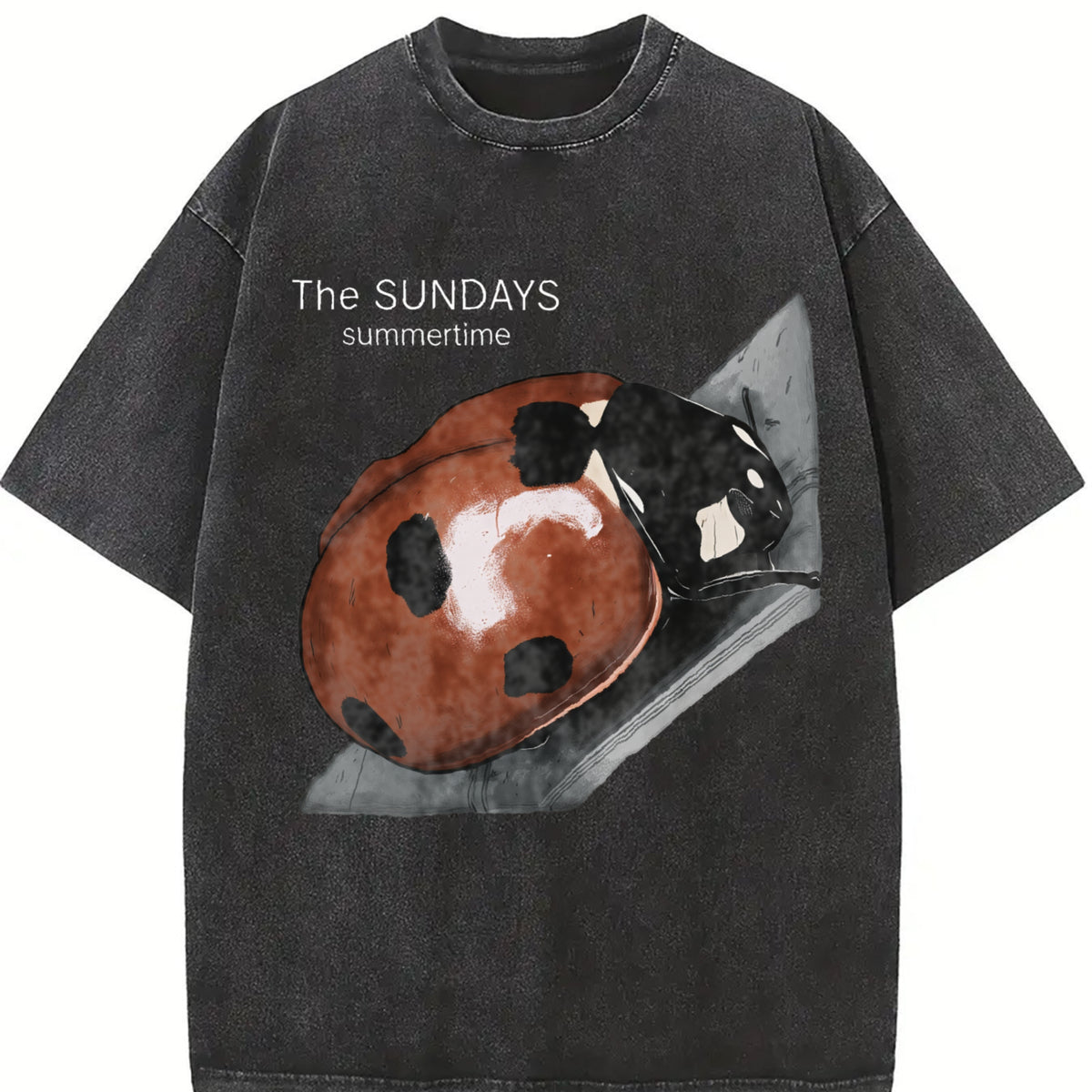 [SALE OFF ] The Sundays 90s band The Sundays vintage washed oversized T-shirt in Black