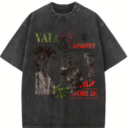 If I Ruled the World Vintage Washed T-Shirt in Black