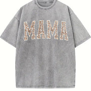 Washable Batik Perfect for Moms Vintage Washed T-Shirt in Gray