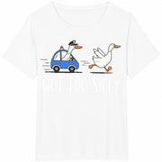 Got Too Silly Goose Cotton T-Shirt in White