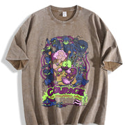 Courage the Cowardly Dog Vintage Washed T-Shirt in Brown