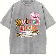 Wash Mothers Day Mom Vintage Washed T-Shirt in Gray
