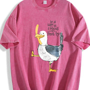 New Spring/ Arrival Vintage Washed T-Shirt in Red