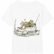 Frog 90s Retro Toad Cotton T-Shirt in White