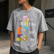 Ed Edd n Eddy Stack Vintage Washed T-Shirt in Gray