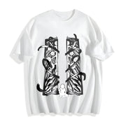 Retro Heavy Limited Gatekeeper Cotton T-Shirt in White