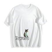 It Was a Joke Cotton T-Shirt in White