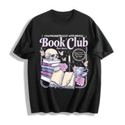 Anti Social Book Club Cotton T-Shirt in Black