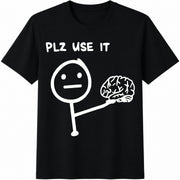 1 Pack Girls Student Youth Cotton T-Shirt in Black