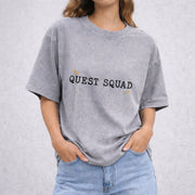 Onyx Storm vintage washed oversized T-shirt in Gray