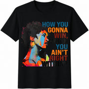 How You Gonna Win Lauryn Hill Cotton T-Shirt in Black