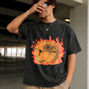 I Crave Violence Hippo Vintage Washed T-Shirt in Black