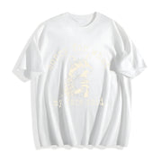 Sorry for What My Face Said Cotton T-Shirt in White
