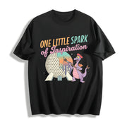 One Little Spark Festival of the Arts Cotton T-Shirt in Black