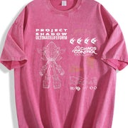 Project Shadow the Hedgehog Vintage Washed T-Shirt in Red
