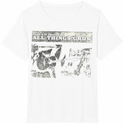 All Things Grow Band Cotton T-Shirt in White