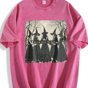 Girls Will Be Girls Witch Coven vintage washed oversized T-shirt in Red