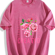 Faith-driven Youth Vintage Washed T-Shirt in Red