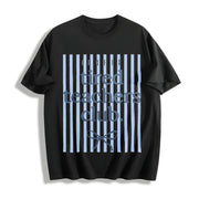 Tired Teachers Club Cotton T-Shirt in Black