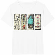 Retro Haunted Mansion the Nightmare Before Christmas / Cotton T-Shirt in White