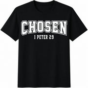 Chosen 1 Peter 2:9 Cotton T-Shirt in Black