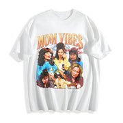 The 90’s Mom Vibes Cotton T-Shirt in White