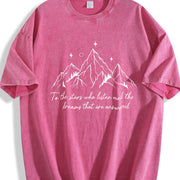 Acotar Rhysand Book Acotar for Friends Librarian Vintage Washed T-Shirt in Red