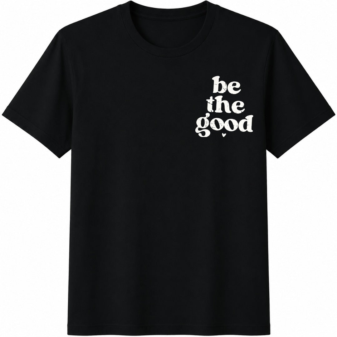 Be the Good Inspiration Cotton T-Shirt in Black