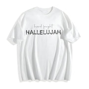 Hard Paid Off Cotton T-Shirt in White