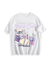 Anti Social Book Club Cotton T-Shirt in White