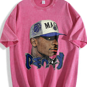 Penny Custom Basketball vintage washed oversized T-shirt in Red