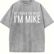 1 Pcs Heavy Adorable Vintage Washed T-Shirt in Gray