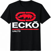 Ecko Unltd Rhino Logo Cotton T-Shirt in Black