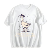 Hold on Partner IM Overstimulated Cotton T-Shirt in White