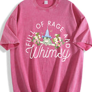 Full of Rage and Whimsy Frog Vintage Washed T-Shirt in Red