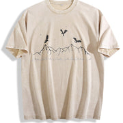 A Dragon Without Its Rider Is a Tragedy Vintage Washed T-Shirt in Beige