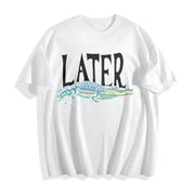 Later T 90s Cotton T-Shirt in White