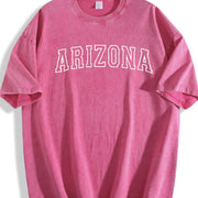 Arizona Desert Travel Vintage Washed T-Shirt in Red