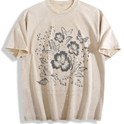 His Mercies Are New Every Morning Vintage Washed T-Shirt in Beige