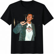 Adam Sandler Movie Cotton T-Shirt in Black