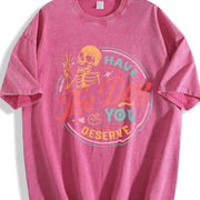 Have the Day You Deserve Vintage Washed T-Shirt in Red