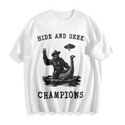Hide and Seek Champions Cotton T-Shirt in White