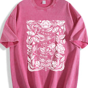 Fragile Like a Bomb Vintage Washed T-Shirt in Red